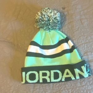 Teal Jordan beanie